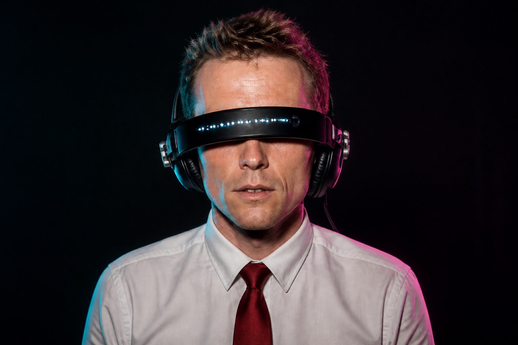 Portrait of Richard Ray, also known as Office Drummer