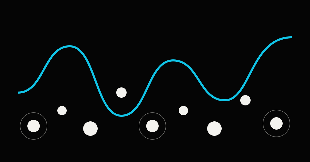 Abstract audience signals moving like energy across a dance floor